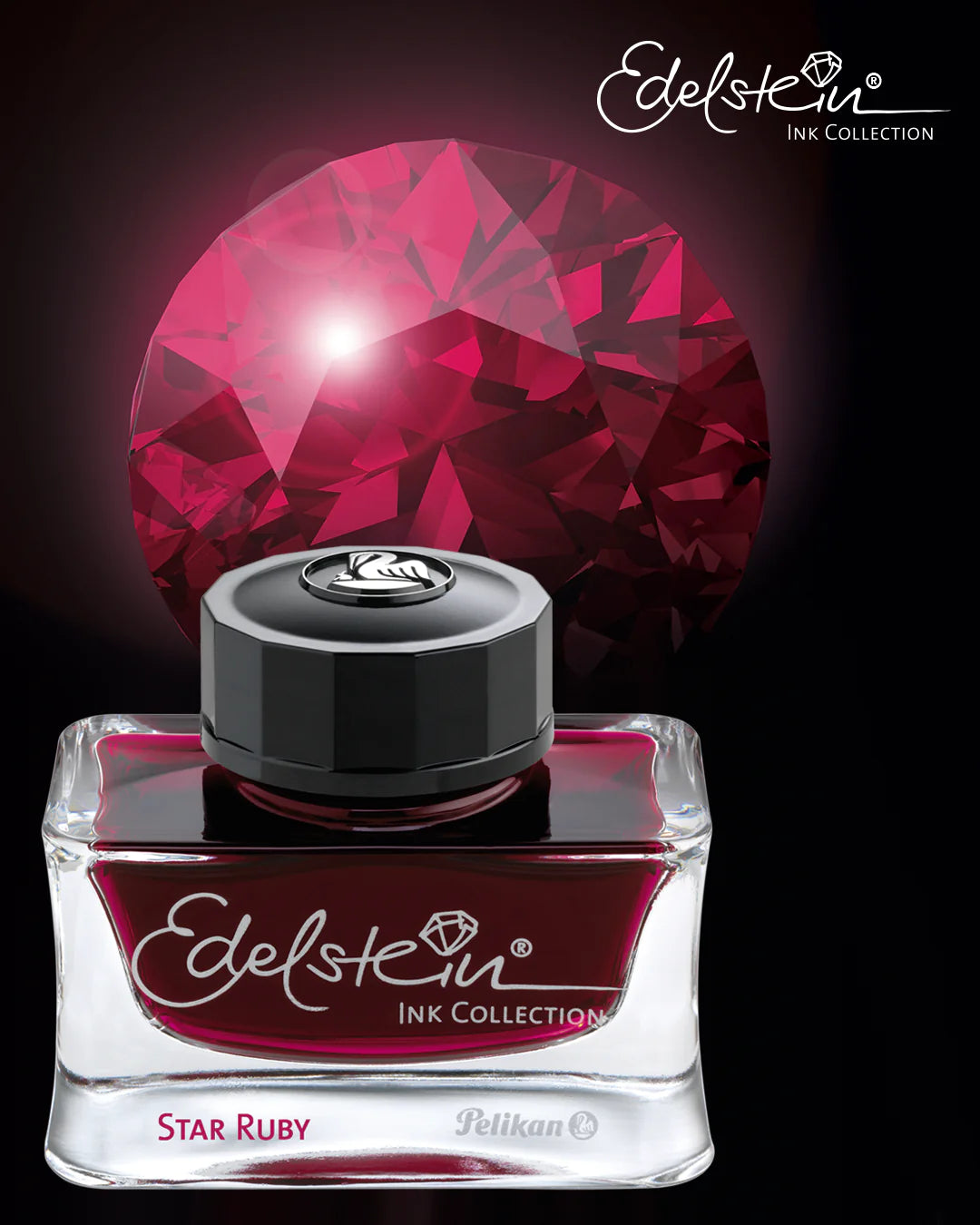 Pelikan Edelstein Ink Bottle 50ml - Star Ruby (Ink of the Year Special Edition) - KSGILLS.com | The Writing Instruments Expert