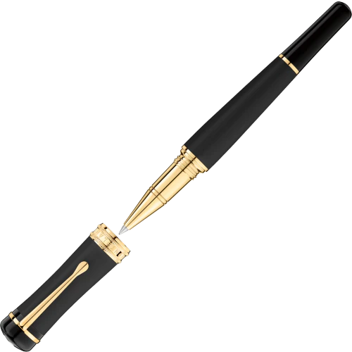 Montblanc Bonheur Nuit Rollerball Pen Black Gold
