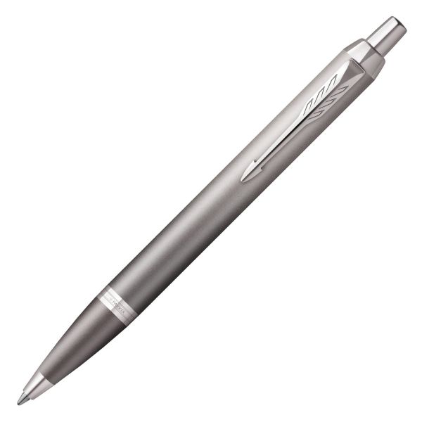 Parker IM Ballpoint Pen - Writing Rituals - Grey Chrome Trim - Refill Black Medium (M)