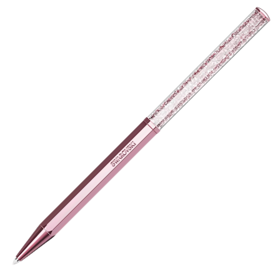 Swarovski Crystalline Octagon Ballpoint Pen - Pink (with LASER Engraving) - KSGILLS.com | The Writing Instruments Expert