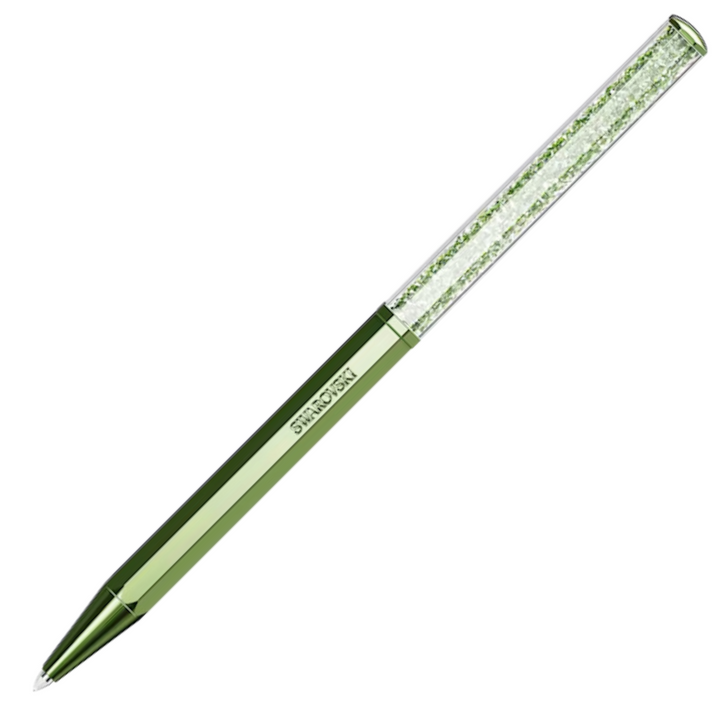 Swarovski Crystalline Octagon Ballpoint Pen - Dark Green (with LASER Engraving) - KSGILLS.com | The Writing Instruments Expert