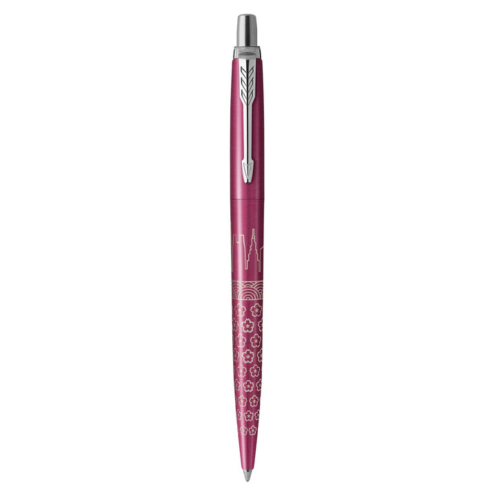 Parker Jotter Classic (PREMIUM) Ballpoint Pen - Tokyo Japan Special Edition Pink Chrome Trim