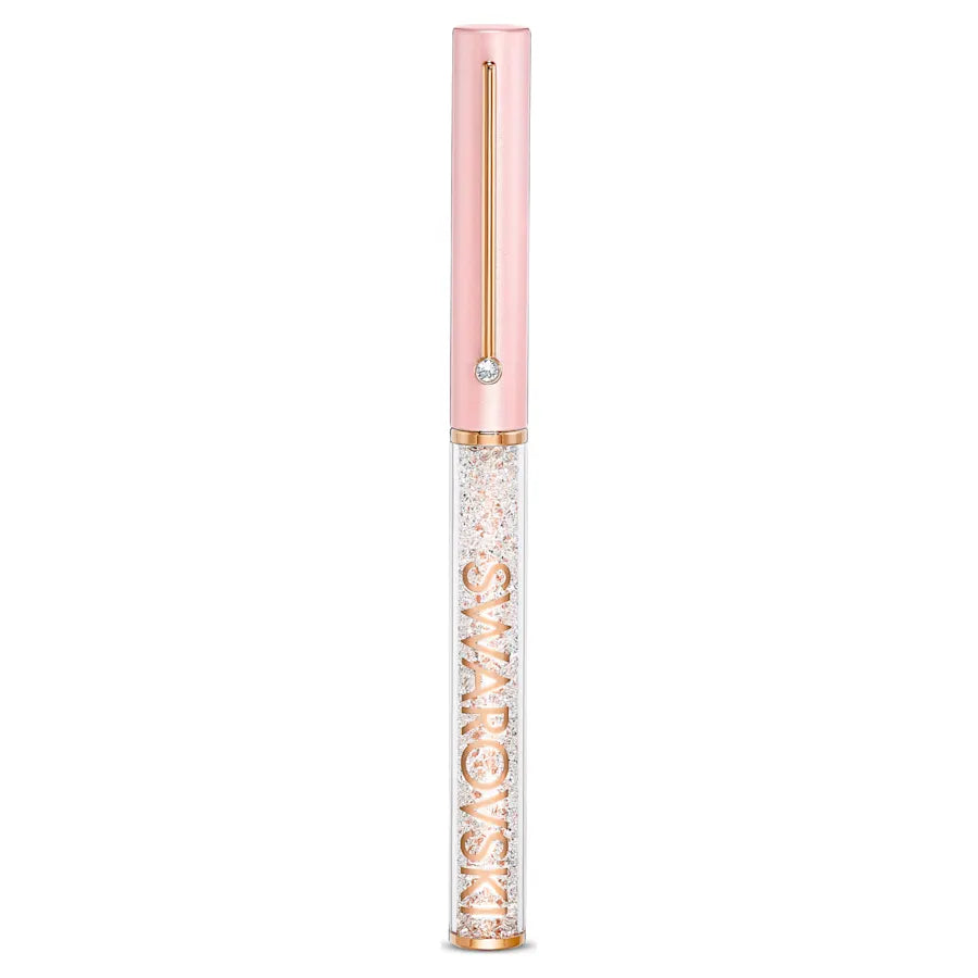 Swarovski Crystalline Gloss Rollerball Pen - Pink Rose Gold Trim - KSGILLS.com | The Writing Instruments Expert