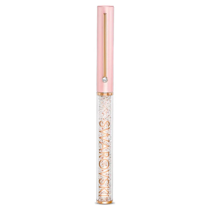 Swarovski Crystalline Gloss Rollerball Pen - Pink Rose Gold Trim - KSGILLS.com | The Writing Instruments Expert