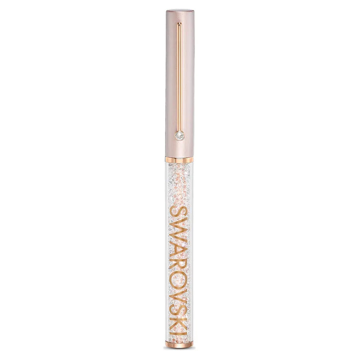 Swarovski Crystalline Gloss Rollerball Pen - Champagne Rose Gold Trim - KSGILLS.com | The Writing Instruments Expert