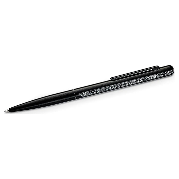 Swarovski Crystal Shimmer Ballpoint Pen - Black Chrome Trim - KSGILLS.com | The Writing Instruments Expert