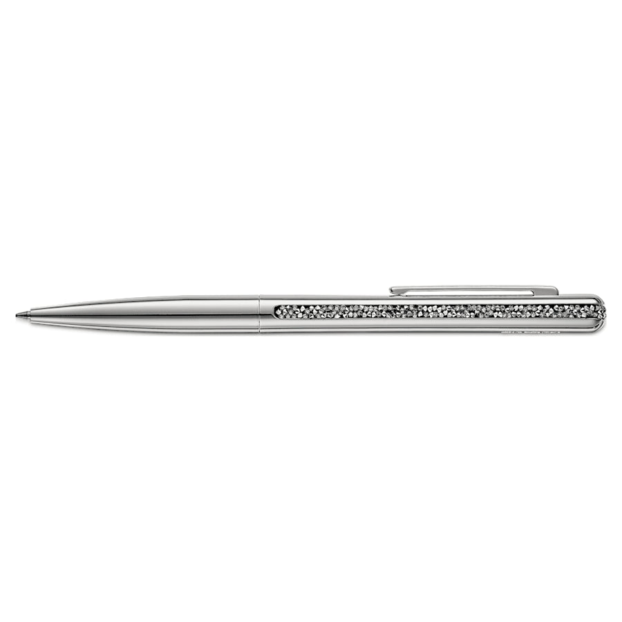Swarovski Crystal Shimmer Ballpoint Pen - Silver Chrome Trim - KSGILLS.com | The Writing Instruments Expert
