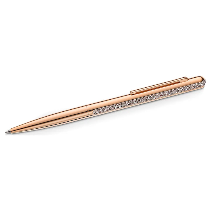 Swarovski Crystal Shimmer Ballpoint Pen - Rose Gold Trim - KSGILLS.com | The Writing Instruments Expert