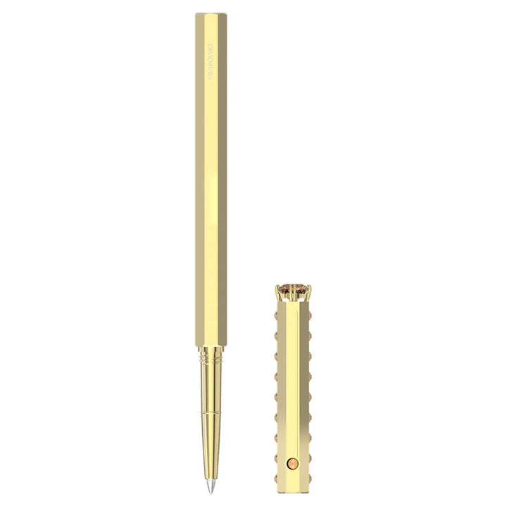 Swarovski Classic Ballpoint Pen - Yellow Gold Monochrome (with LASER Engraving) - KSGILLS.com | The Writing Instruments Expert