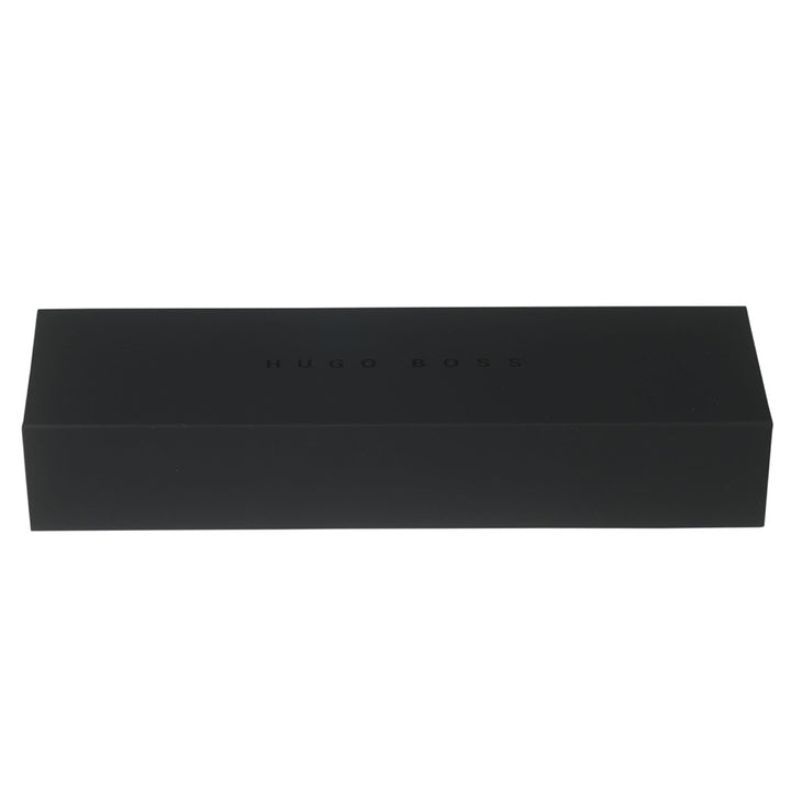 Hugo Boss Gear Balance Rollerball Pen - 2 Tone Brown Body Titanium Grey Cap Black Trims