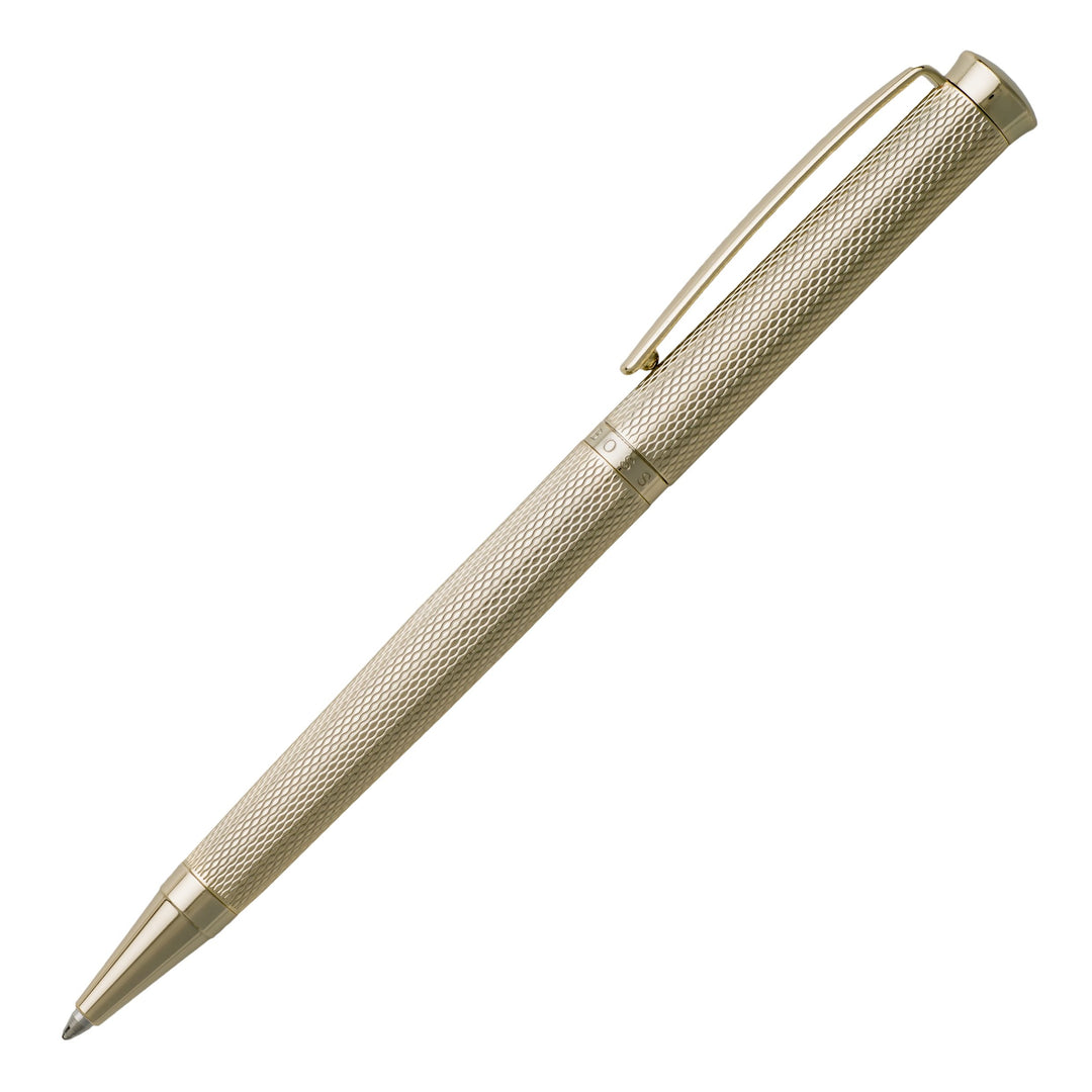 Hugo Boss Sophisticated Ballpoint Pen - Gold Diamond - KSGILLS.com | The Writing Instruments Expert