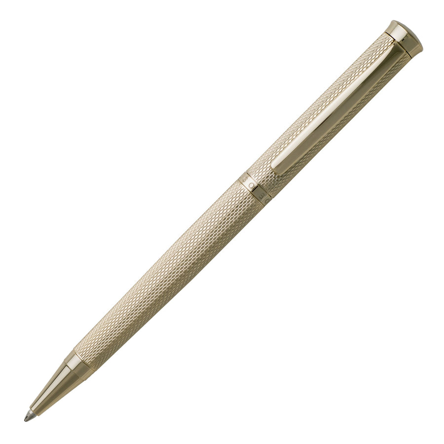 Hugo Boss Sophisticated Ballpoint Pen - Gold Diamond - KSGILLS.com | The Writing Instruments Expert