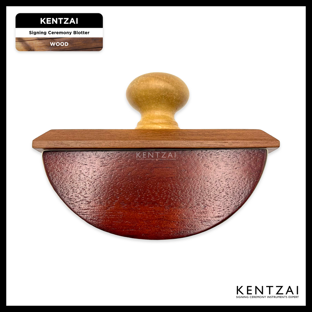 KENTZAI Wood Blotter Roller with Extra One Roll Paper - KSGILLS.com | The Writing Instruments Expert