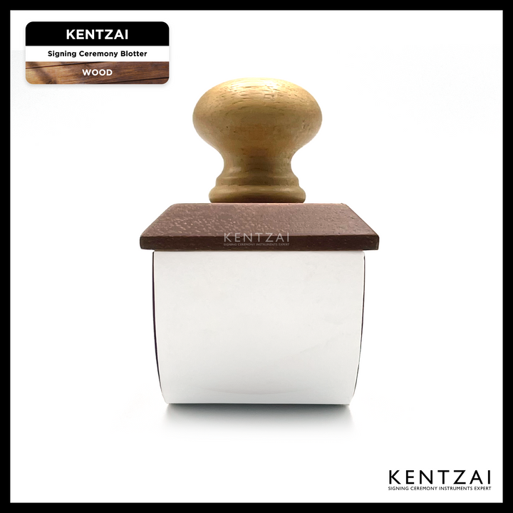 KENTZAI Wood Blotter Roller with Extra One Roll Paper - KSGILLS.com | The Writing Instruments Expert