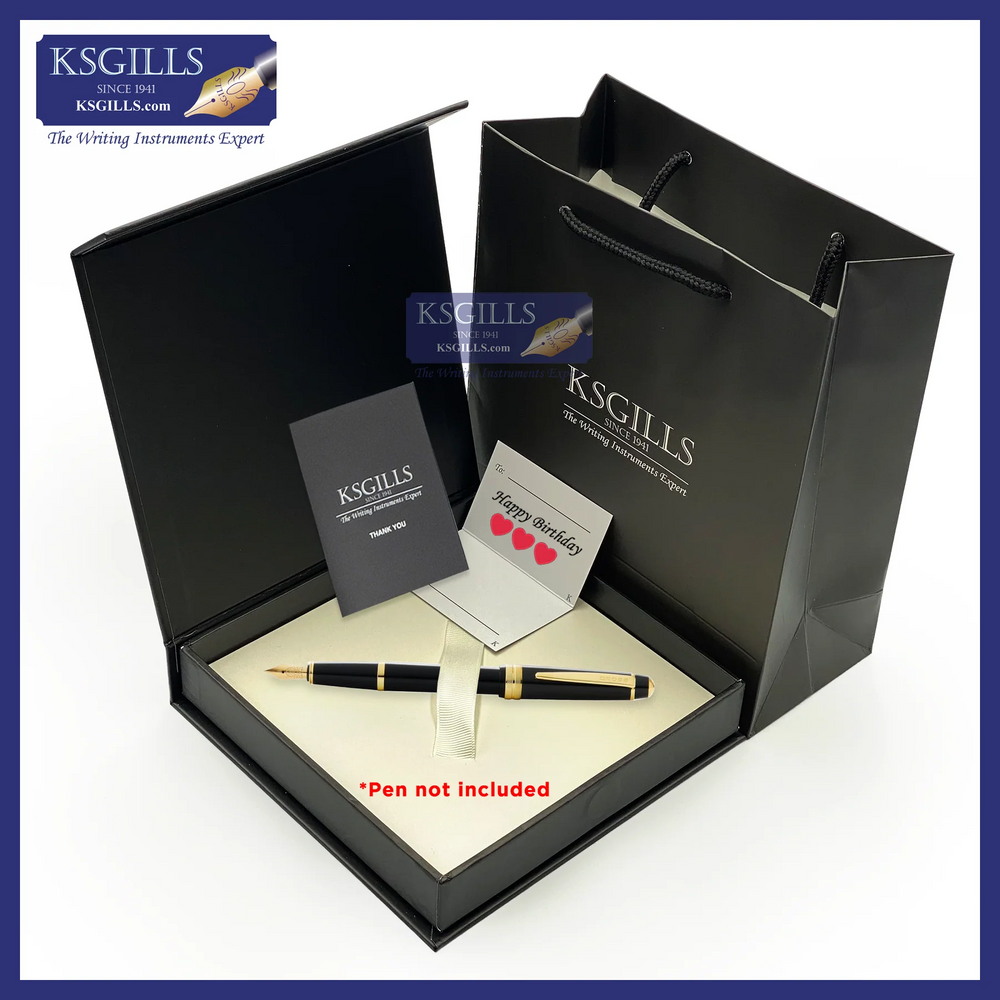 KSG set - Single Pen SET - Sheaffer Prelude Fountain Pen - Black Lacquer Chrome Trim - KSGILLS.com | The Writing Instruments Expert