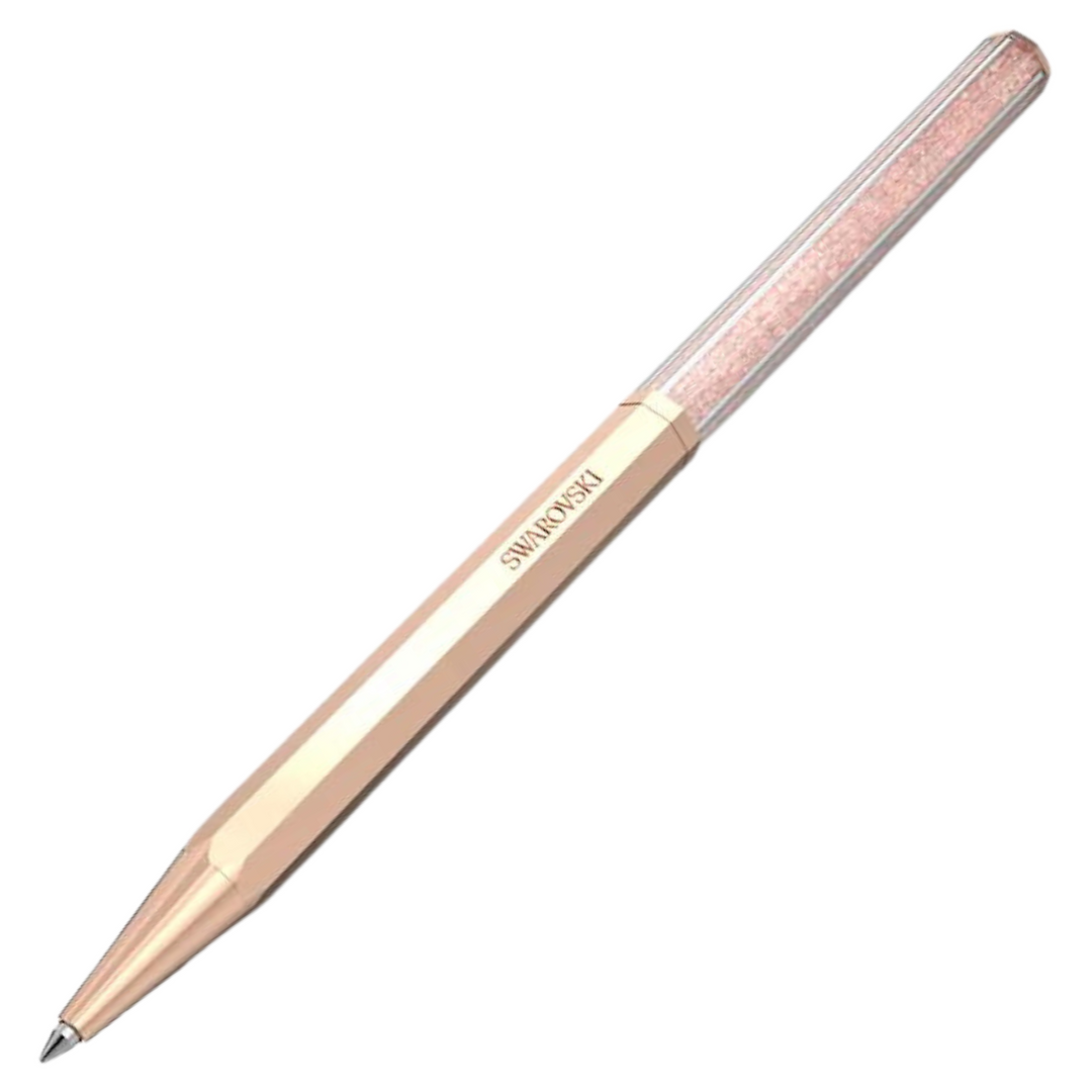 Swarovski Crystalline Octagon Ballpoint Pen - Rose Gold Trim - KSGILLS.com | The Writing Instruments Expert
