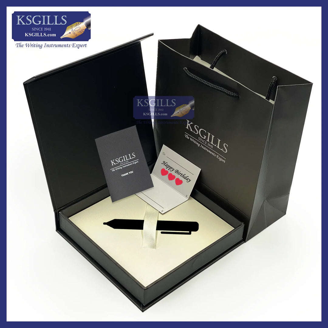 Swarovski Crystalline Ballpoint Pen - Silver Chrome Trim (with LASER Engraving) - KSGILLS.com | The Writing Instruments Expert