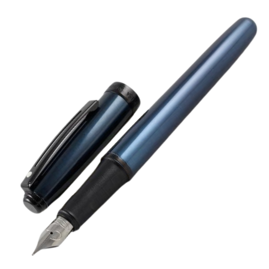 KSG set - Single Pen SET - Sheaffer Prelude Fountain Pen - Midnight Blue Black Trim - KSGILLS.com | The Writing Instruments Expert