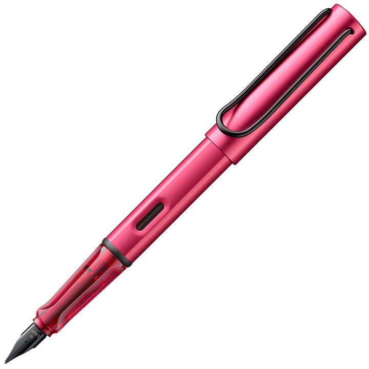 Lamy AL-Star Fountain Pen - Fiery Red WITH Ink Converter and LASER Engraving