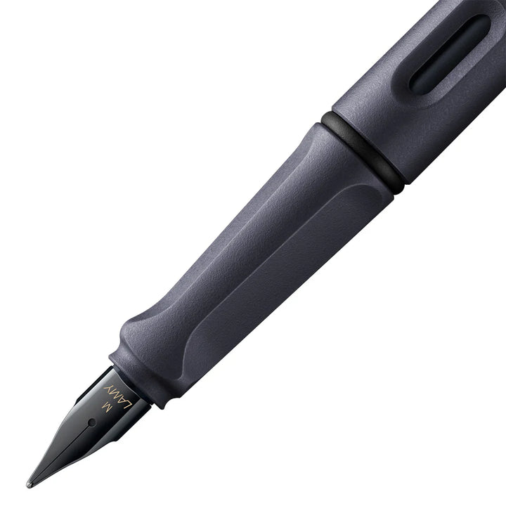 Lamy Safari Fountain Pen - Steel Black (with Ink Converter)