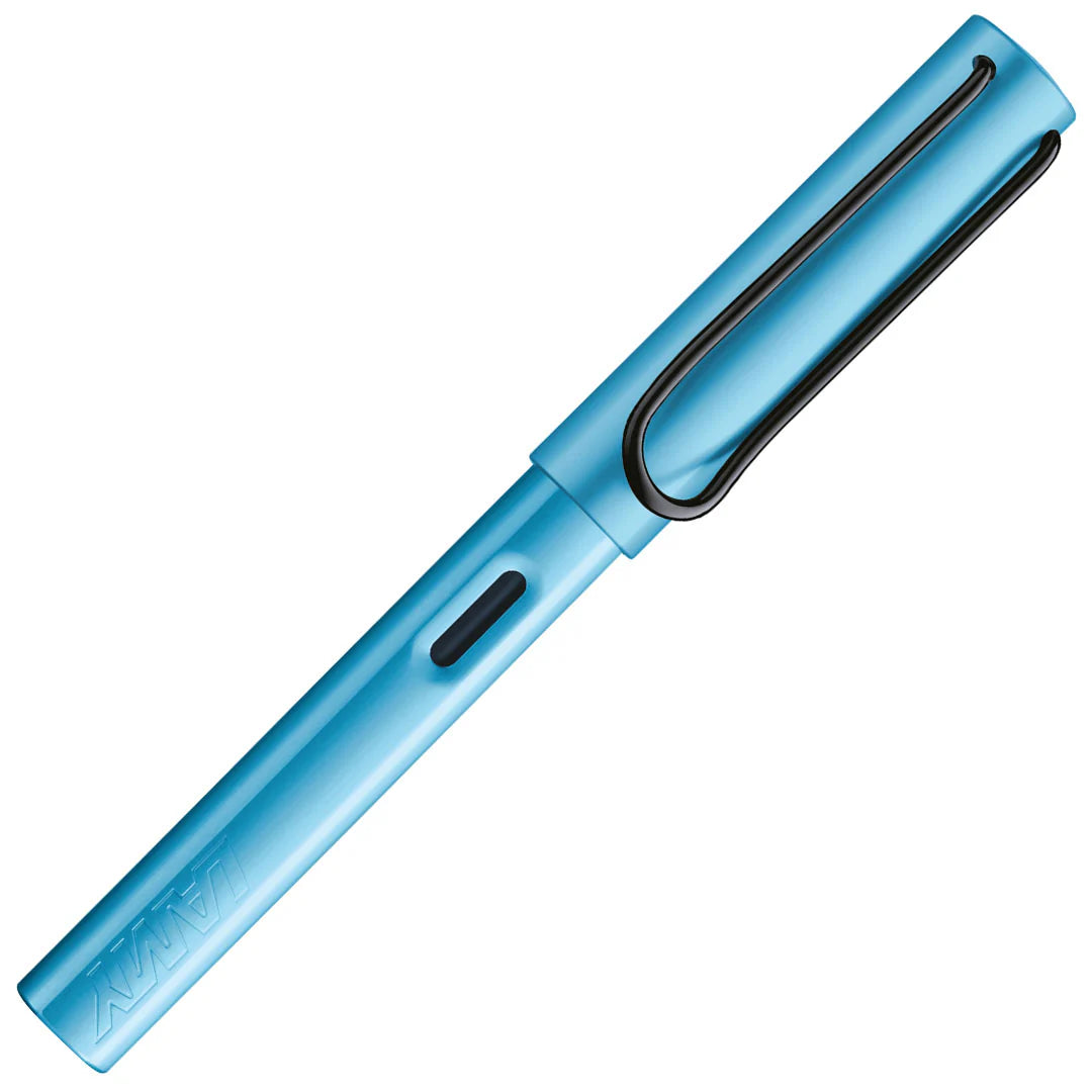Lamy AL-Star Fountain Pen - Denim Blue WITH Ink Converter and LASER Engraving