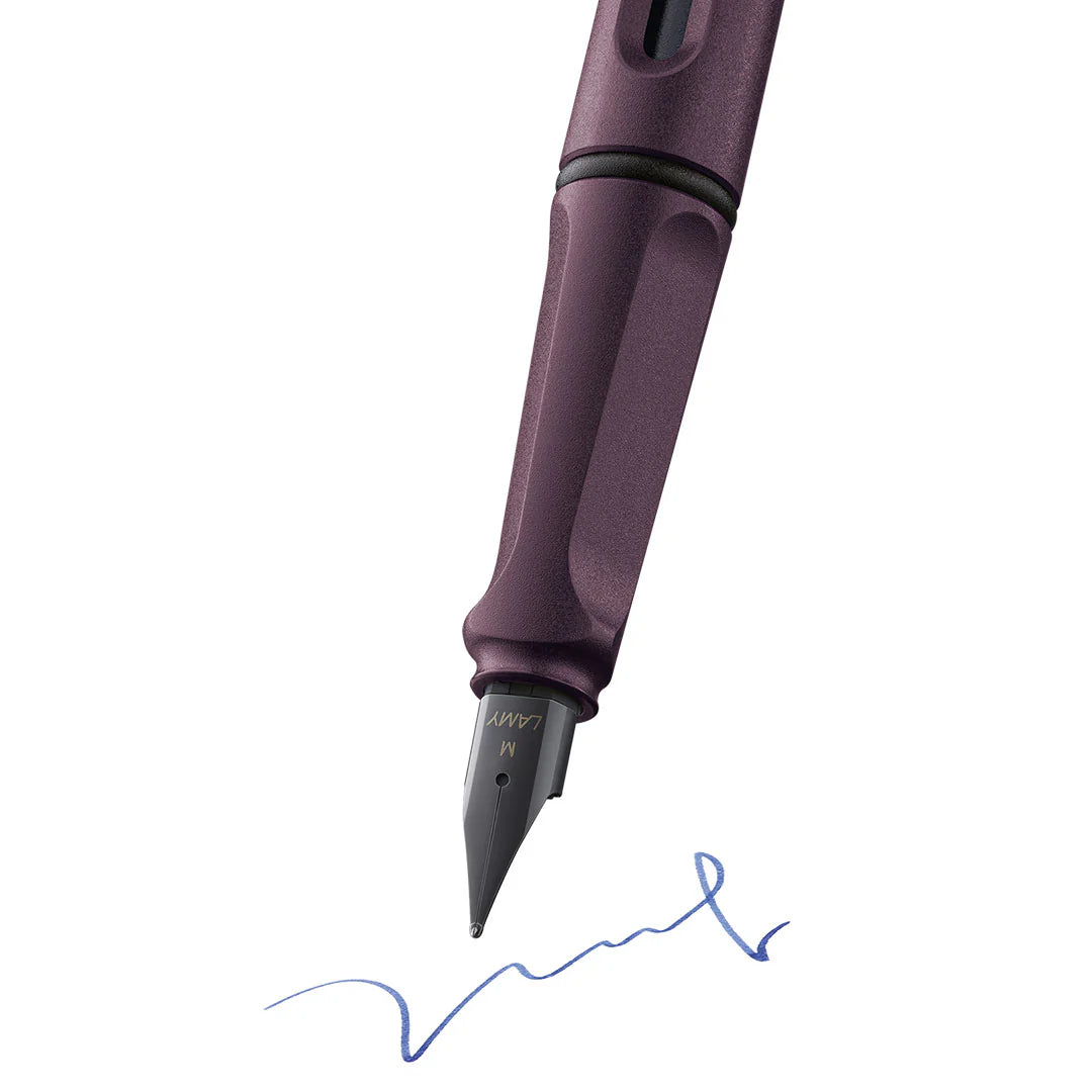 Lamy Safari Fountain Pen - Scarlet Purple (with Ink Converter)