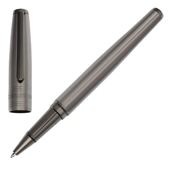 Cerruti 1881 Gun Rollerball Pen - City Gun Metal Grey Trim