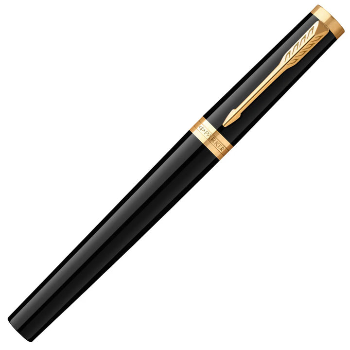 Parker Ingenuity Fountain Pen SET & Accessories - Black Gold Trim (Medium) with FREE LASER Engraving