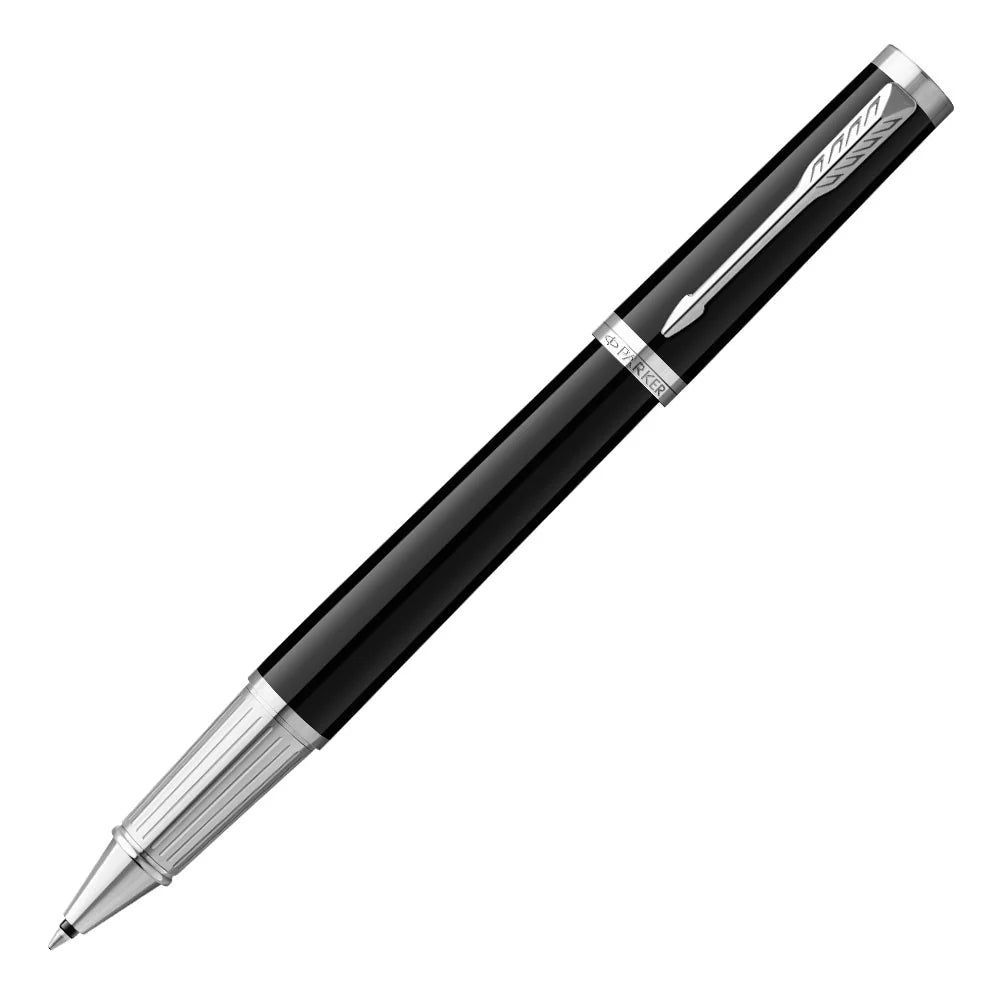 Parker Ingenuity Rollerball Pen - Black Chrome Trim with EXTRA Refill