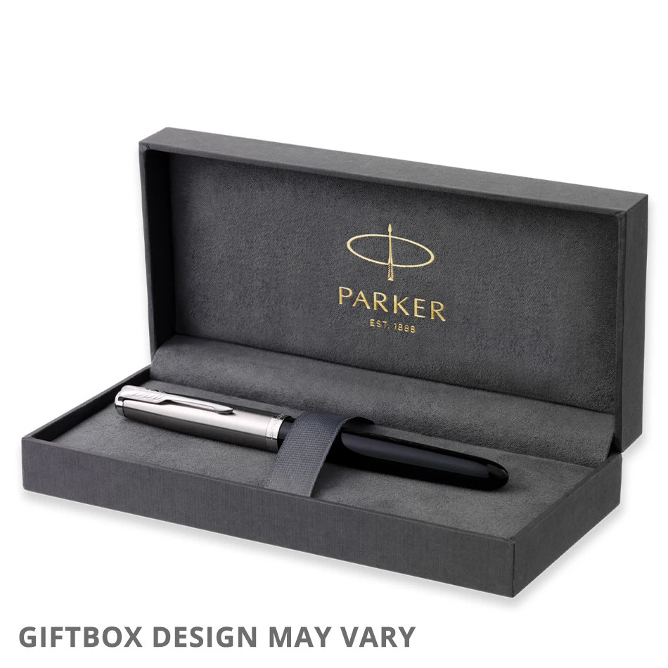 Parker Sonnet Rollerball Pen - Black Lacquer Chrome Trim - KSGILLS.com | The Writing Instruments Expert