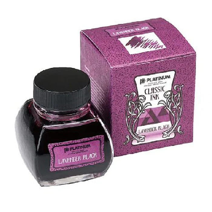 Platinum Classic Ink Bottle 60ml – #86 Lavender Black - KSGILLS.com | The Writing Instruments Expert