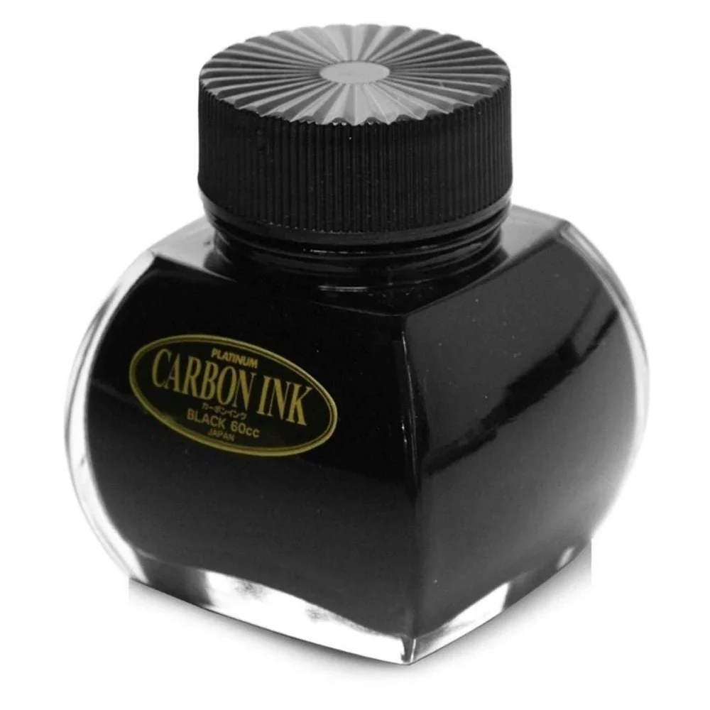 Platinum Carbon Ink Bottle 60ml – #1 Black - KSGILLS.com | The Writing Instruments Expert