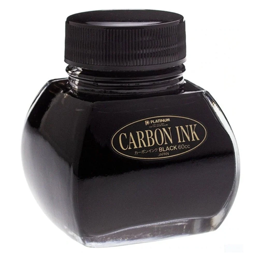 Platinum Carbon Ink Bottle 60ml – #1 Black - KSGILLS.com | The Writing Instruments Expert