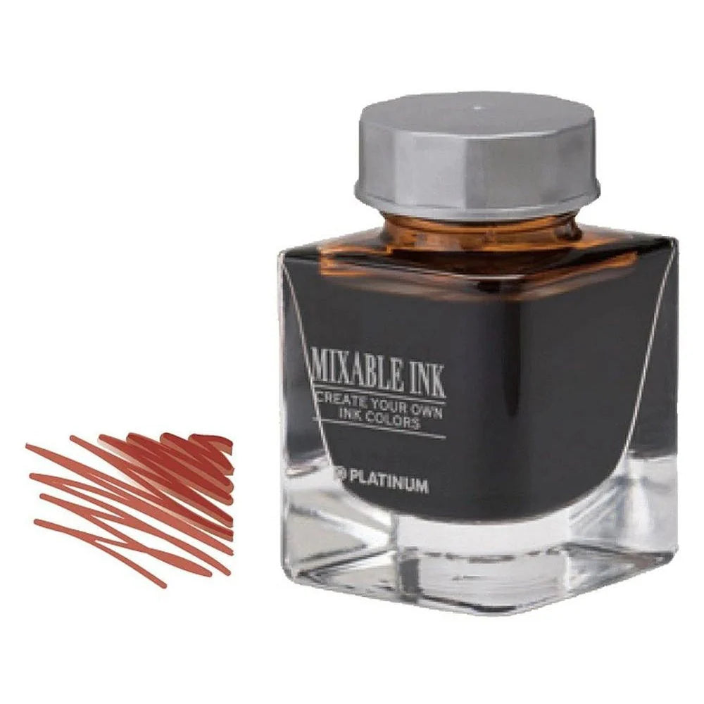 Platinum Ink (Mixable) Bottle 20ml - #62 Earth Brown - KSGILLS.com | The Writing Instruments Expert