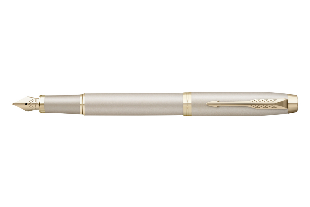 KSG set - Single Pen SET - Parker IM Fountain Pen - Champagne Gold Monochrome - KSGILLS.com | The Writing Instruments Expert