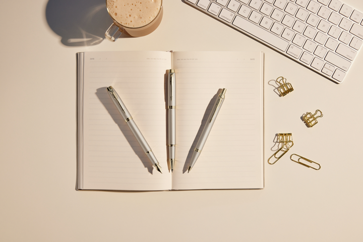 KSG set - Single Pen SET - Parker IM Fountain Pen - Champagne Gold Monochrome - KSGILLS.com | The Writing Instruments Expert
