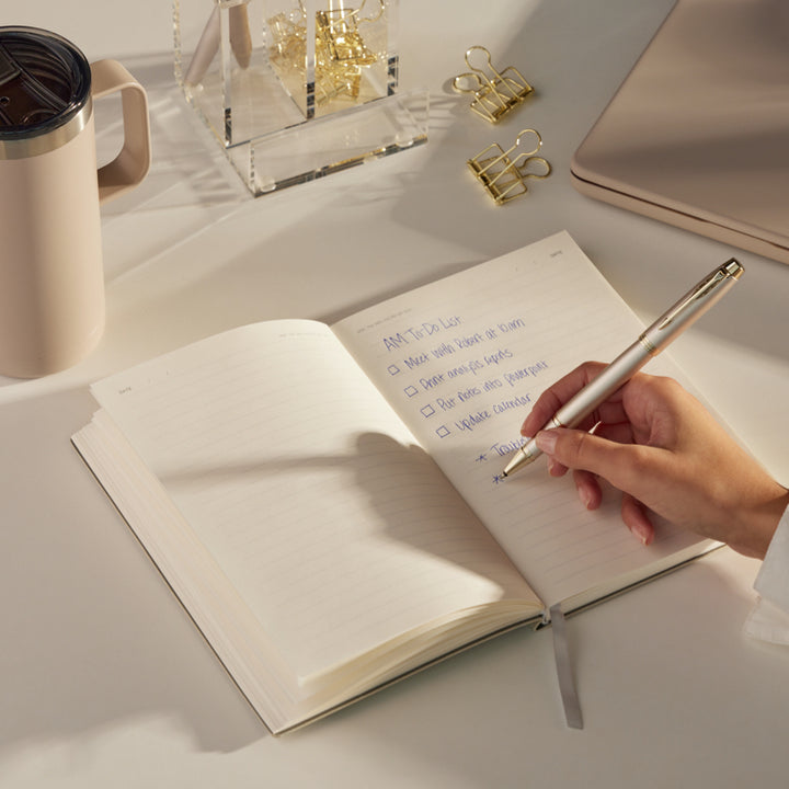 Parker IM Rollerball Pen - Champagne Gold Monochrome - Refill Black Medium (M) - KSGILLS.com | The Writing Instruments Expert