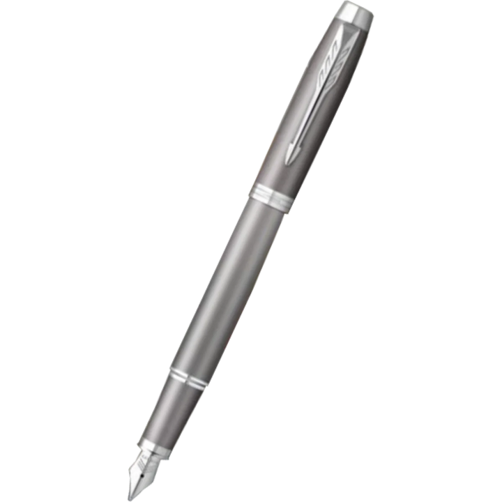 KSG set - Single Pen SET - Parker IM Fountain Pen - Writing Rituals - Grey Chrome Trim