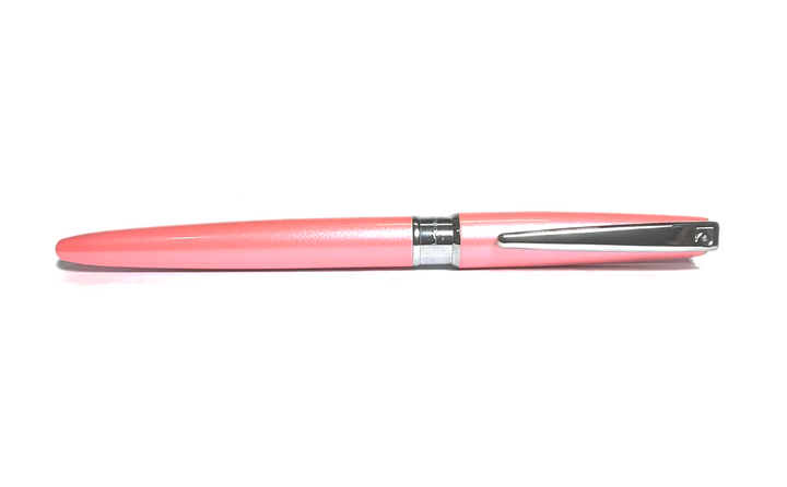 Pierre Cardin Aquarius Executive Fountain Pen - Pink Fluorescent Chrome Trim (with LASER Engraving) - KSGILLS.com | The Writing Instruments Expert
