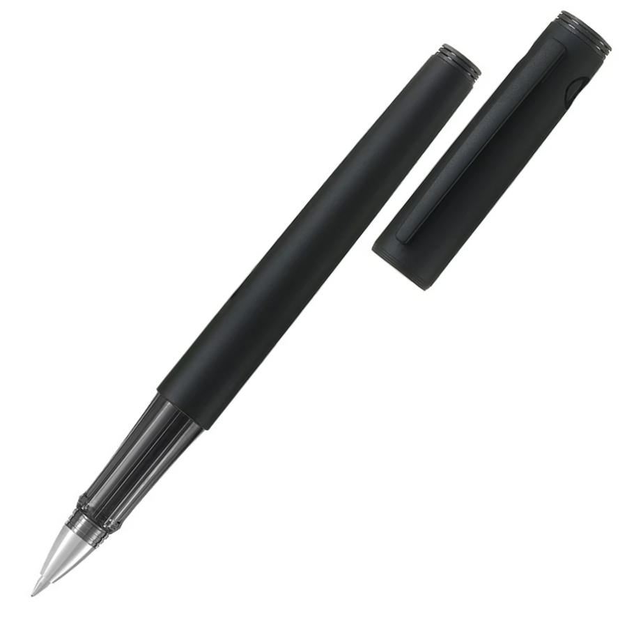 Pilot Explorer Rollerball Pen - Matte Black Achromatic (with LASER Engraving) - KSGILLS.com | The Writing Instruments Expert