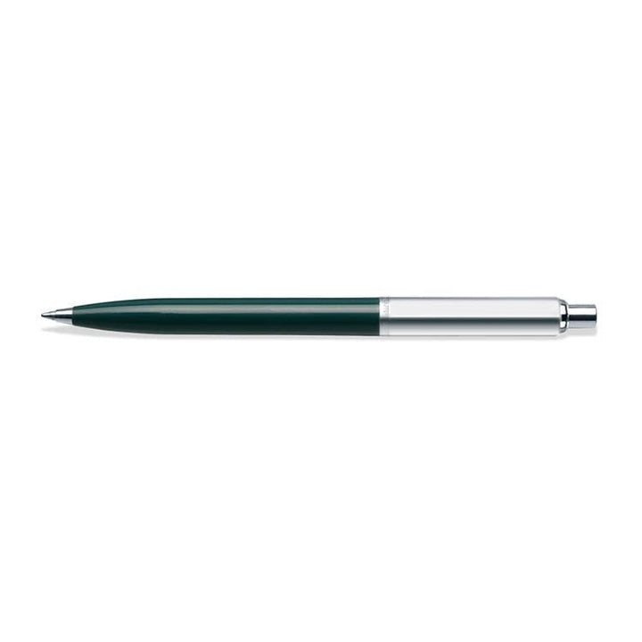 Sheaffer Sentinel Ballpoint Pen - Chrome Cap Green Barrel Chrome Trim (with LASER Engraving) - KSGILLS.com | The Writing Instruments Expert