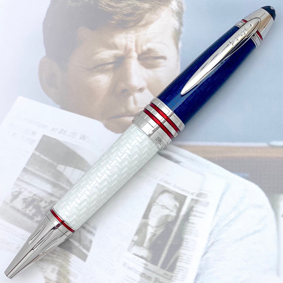 Montblanc John F. Kennedy JFK Limited Edition 1917 Multi-Color Metal Ballpoint Pen - KSGILLS.com | The Writing Instruments Expert