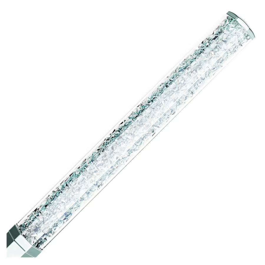 Swarovski Crystalline Octagon Ballpoint Pen - Light Blue Chrome Trim (with LASER Engraving) - KSGILLS.com | The Writing Instruments Expert