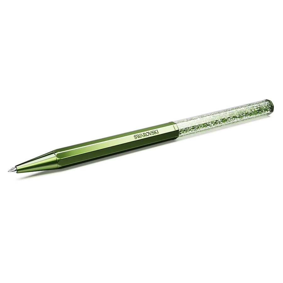 Swarovski Crystalline Octagon Ballpoint Pen - Dark Green (with LASER Engraving) - KSGILLS.com | The Writing Instruments Expert