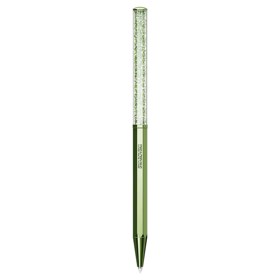 Swarovski Crystalline Octagon Ballpoint Pen - Dark Green (with LASER Engraving) - KSGILLS.com | The Writing Instruments Expert