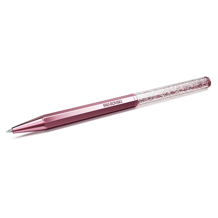 Swarovski Crystalline Octagon Ballpoint Pen - Pink (with LASER Engraving) - KSGILLS.com | The Writing Instruments Expert