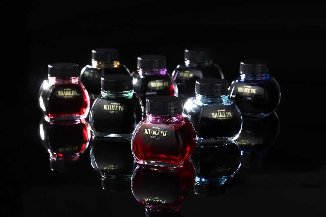 Platinum Mixable Ink Bottle 60ml –  #55 Aurora Blue - KSGILLS.com | The Writing Instruments Expert