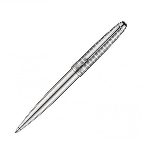 Montblanc Solitaire Stainless Steel II Classique Ballpoint Pen - KSGILLS.com | The Writing Instruments Expert
