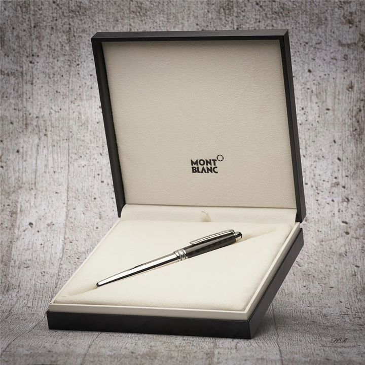 Montblanc Solitaire Carbon Steel Classique Rollerball Pen - KSGILLS.com | The Writing Instruments Expert