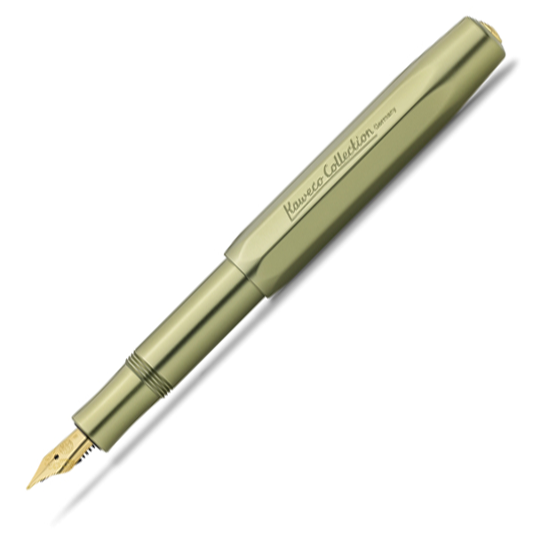 Kaweco Collection Fountain Pen - Olivine Green Gold Trim